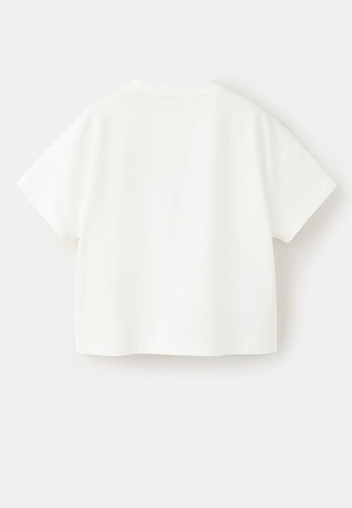 MANGO - T-Shirt Paris - Natural
