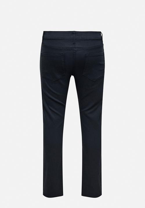 Only & Sons - LOOM TWIL SLIM FIT CHINO 0600 PANT - Dark Navy