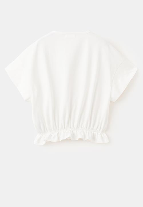 MANGO - T-Shirt Easy - Natural