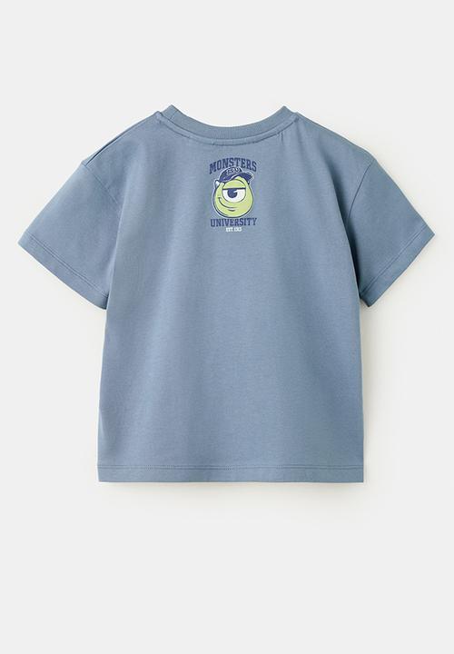 MANGO - T-Shirt Moncam3 - Medium Blue