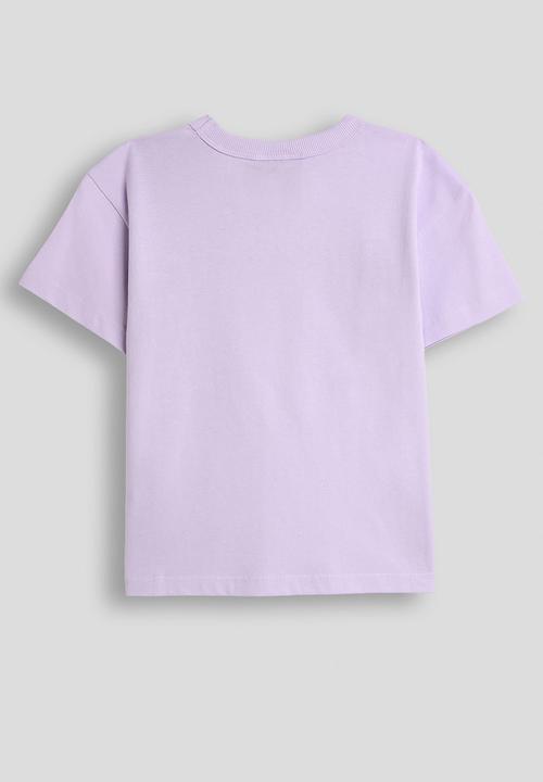 Cotton On - License Drop Shoulder Short Sleeve Tee - Lcn Bra Beabadoobee/Vintage Lilac
