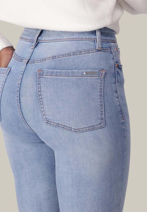 Forever New - Hayley high-rise sculpt skinny jeans in light wash