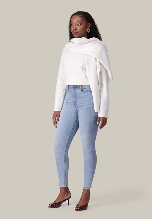 Forever New - Hayley high-rise sculpt skinny jeans in light wash