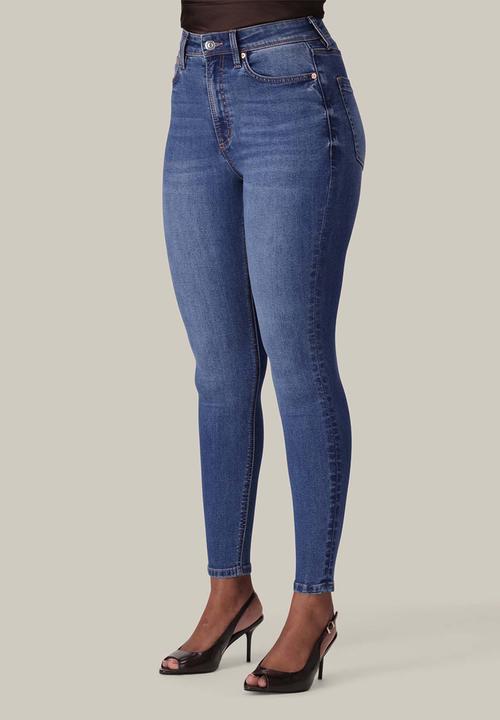 Forever New - Hayley high-rise sculpt skinny jeans - mid wash