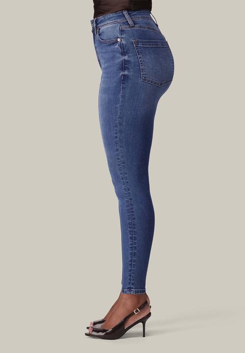 Forever New - Hayley high-rise sculpt skinny jeans - mid wash