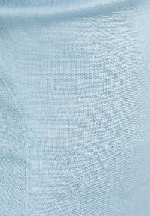 Forever New - Rue puff sleeve gathered midi dress -  seafoam aqua