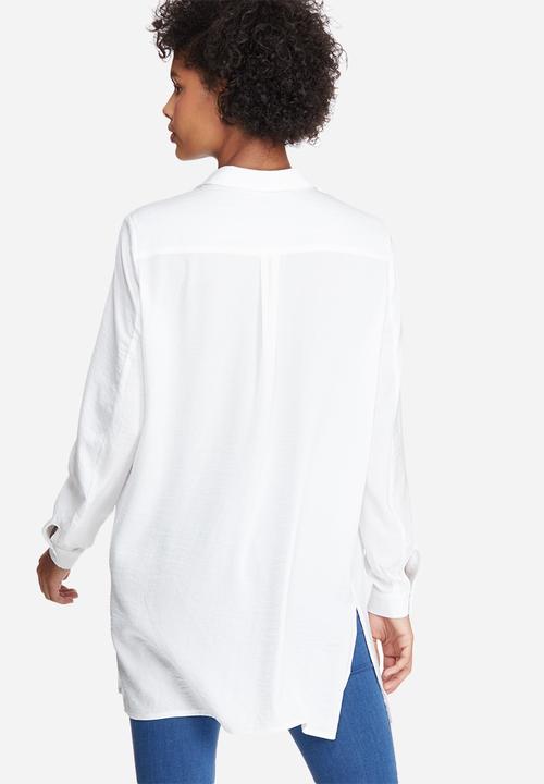 dailyfriday - Silky longer length shirt