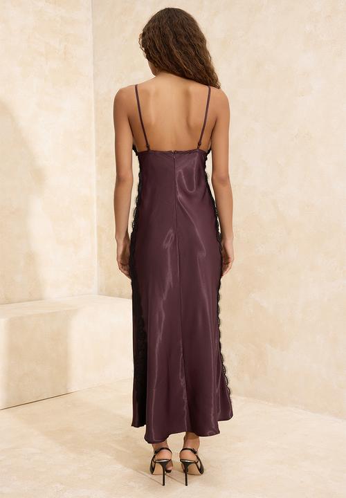 Trendyol - Slip Maxi Dress - Brown
