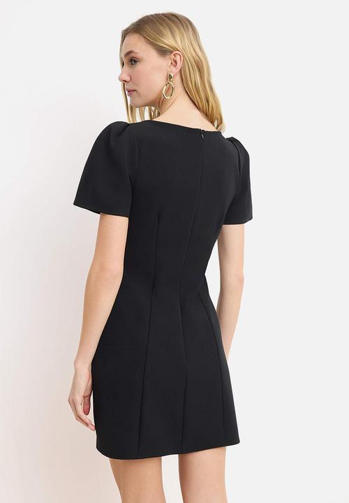 Trendyol - Pocket Detail Mini Dress - Black