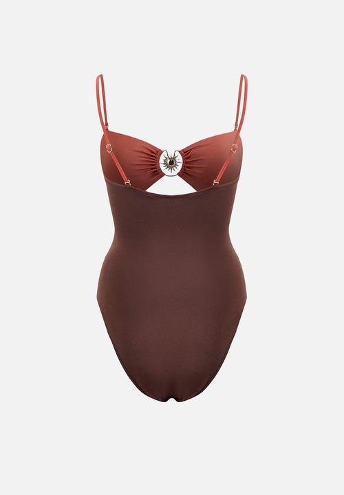 Trendyol - Color-blocked swimsuit - multicolor