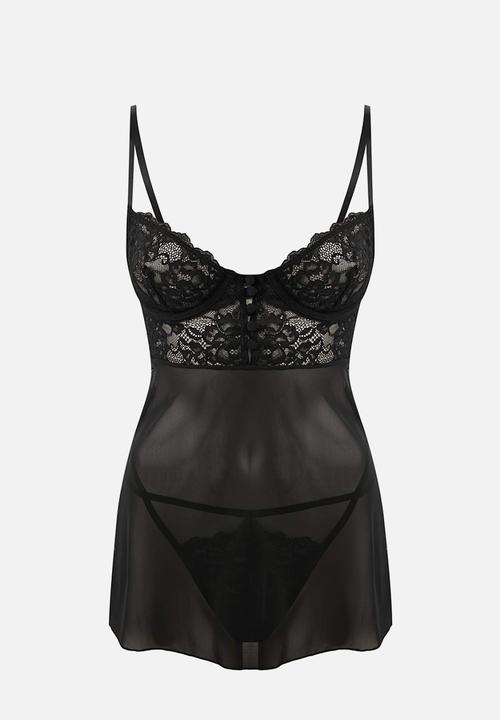 Trendyol - Tassel detailed babydoll - black