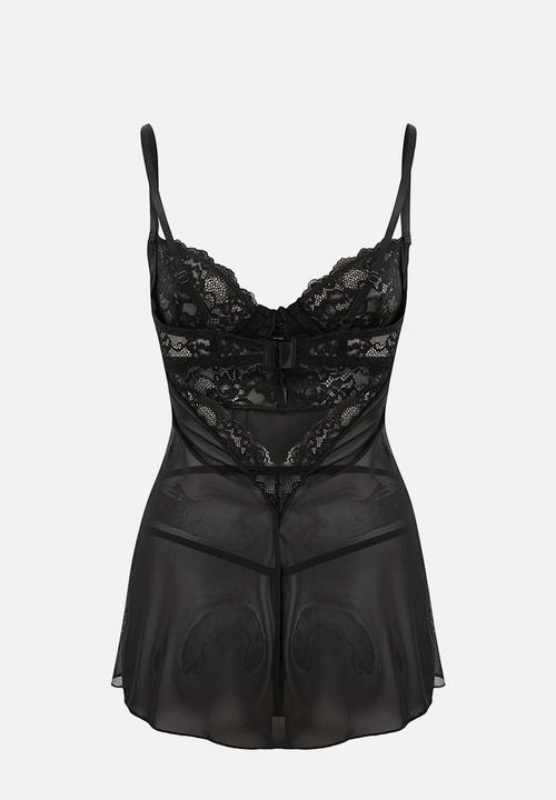 Trendyol - Tassel detailed babydoll - black