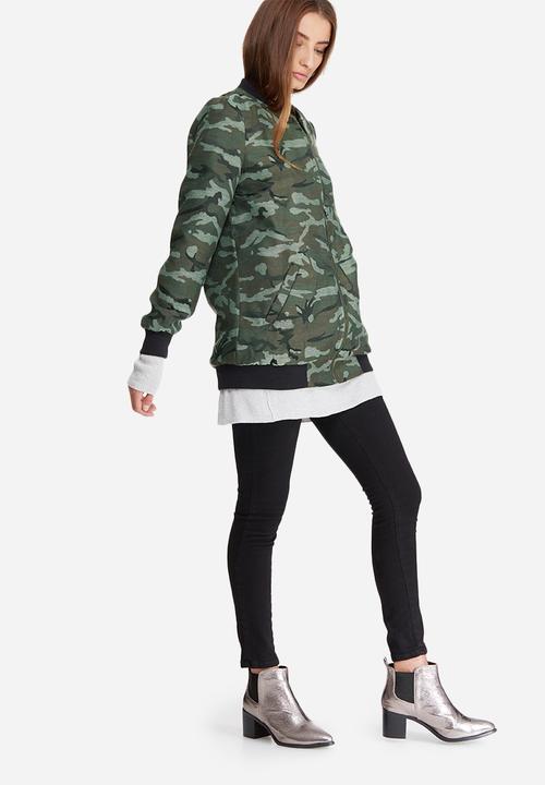 ONLY - Joyce camo jacquard bomber