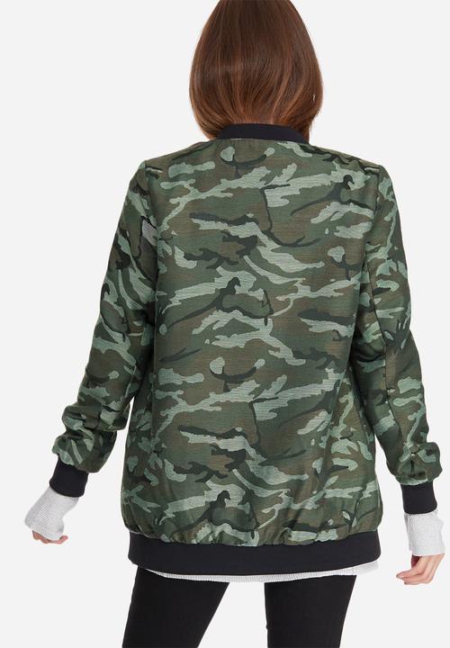 ONLY - Joyce camo jacquard bomber
