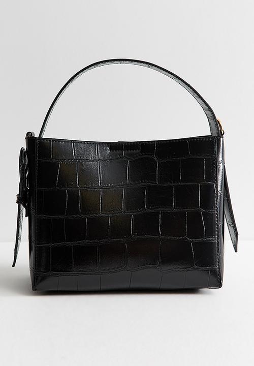 New Look - Marnie Buckle Croc - Black