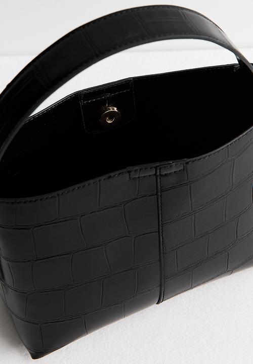 New Look - Marnie Buckle Croc - Black