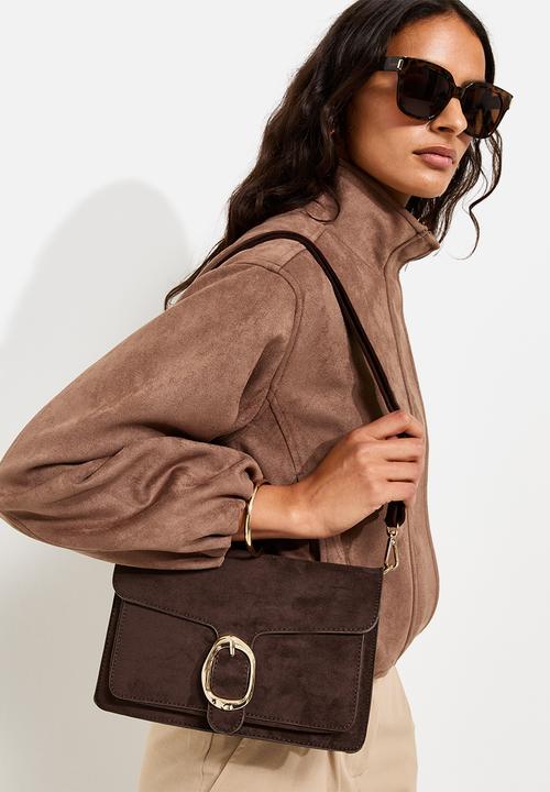 New Look - Alice Buckle Sdt Shoulder  - Dark Brown