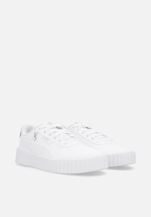 PUMA - Carina 3.0 Charm Jr - Puma White-Puma Silver