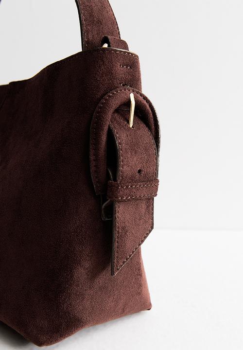 New Look - Marnie Buckle Sdt Ch - Dark Brown