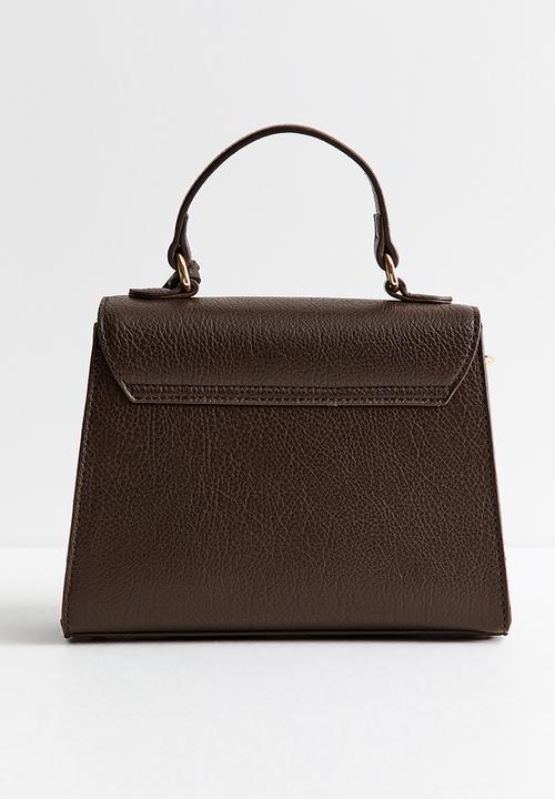 New Look - Bev Belted Front TH - Dark Brown