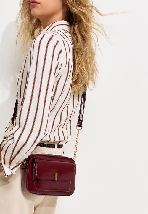 New Look - Brandi Hs Bar Pocket - Dark Burgundy