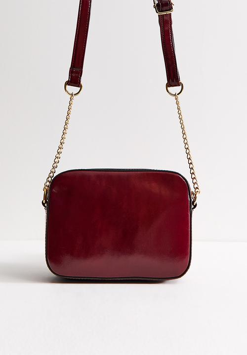 New Look - Brandi Hs Bar Pocket - Dark Burgundy