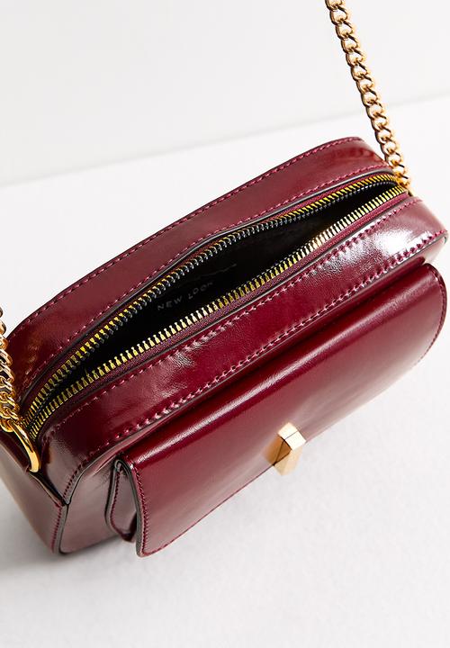New Look - Brandi Hs Bar Pocket - Dark Burgundy