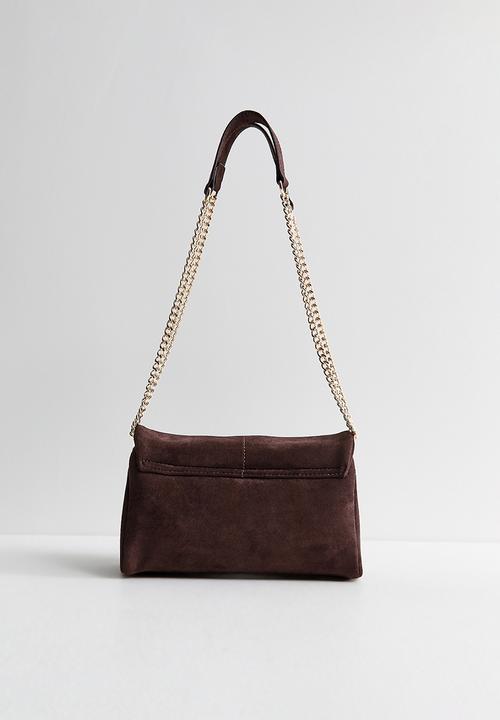 New Look - Quilted Stitch Front - Dark Brown