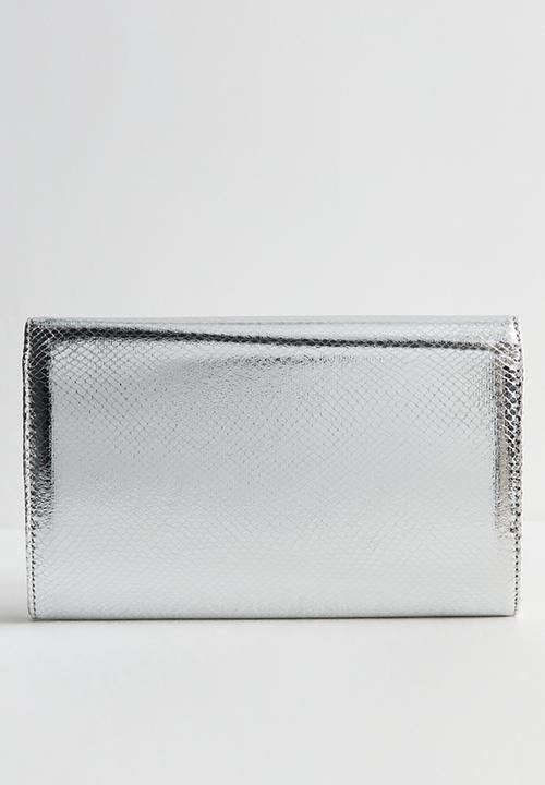 New Look - Effie Liz Bar Clutch - Silver