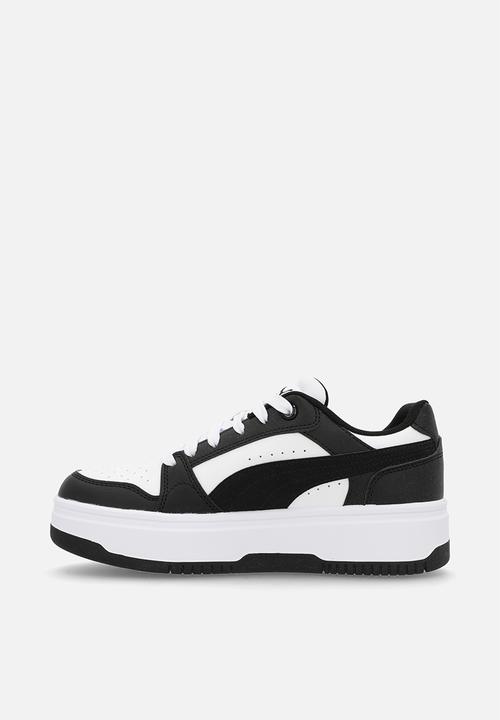 PUMA - Rebound Femme Jr - Puma White-Puma Black