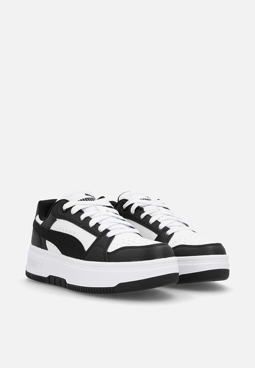 PUMA - Rebound Femme Jr - Puma White-Puma Black