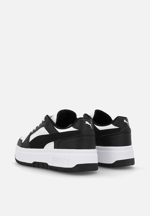 PUMA - Rebound Femme Jr - Puma White-Puma Black