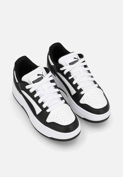 PUMA - Rebound Femme Jr - Puma White-Puma Black