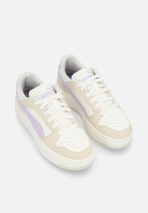 PUMA - Rebound Femme Curdoroy Jr - Warm White-Light Lavender-Alpine Snow
