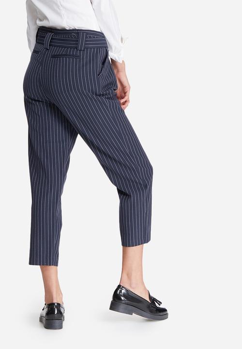 ONLY - Maggie belted pinstripe pants