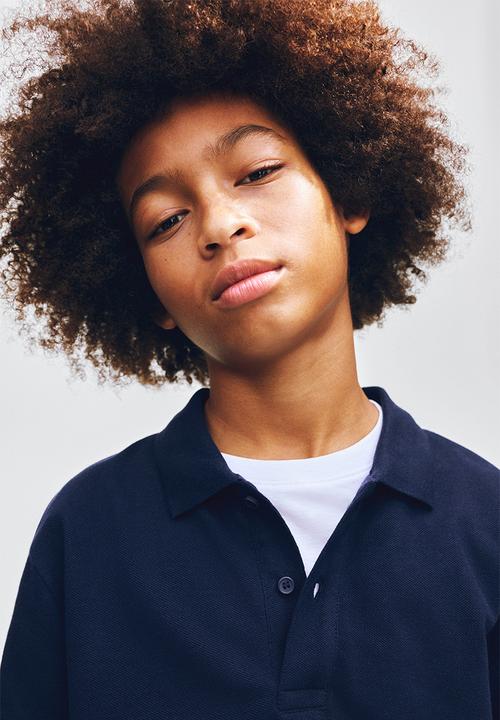 H&M - Cotton piqu? polo shirt - navy blue