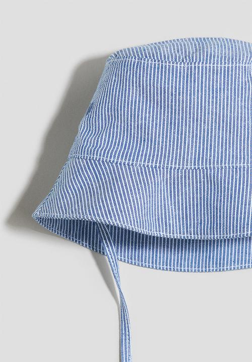 H&M - Sun hat - blue/striped