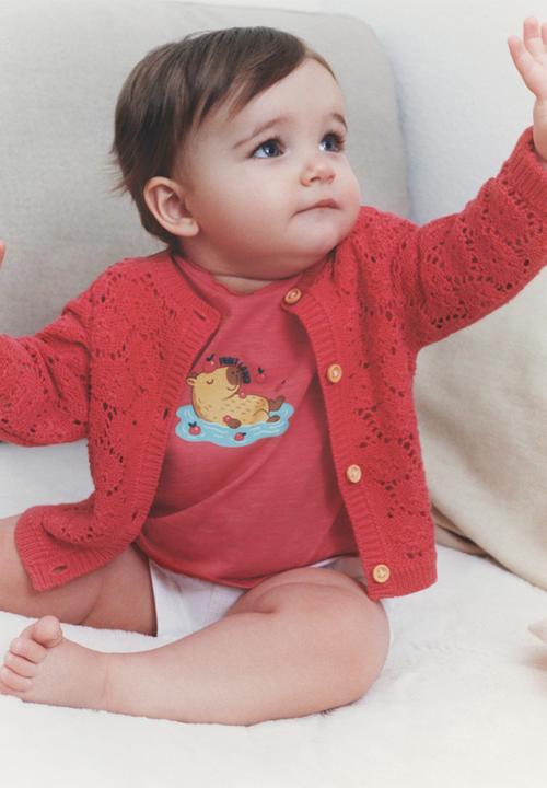 MANGO - T-Shirt Capy - Red