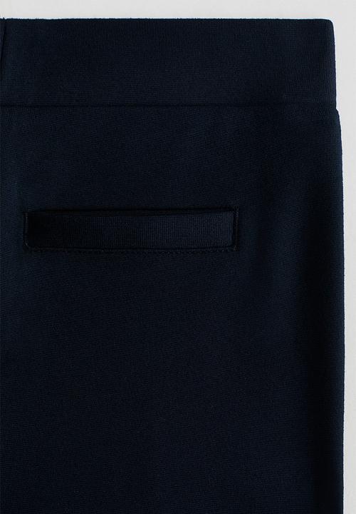 H&M - Flared jersey leggings - navy blue
