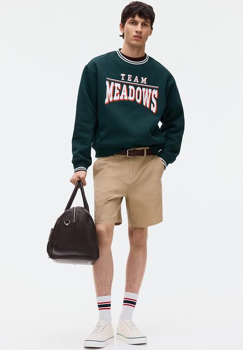 H&M - Regular fit cotton chino shorts - beige