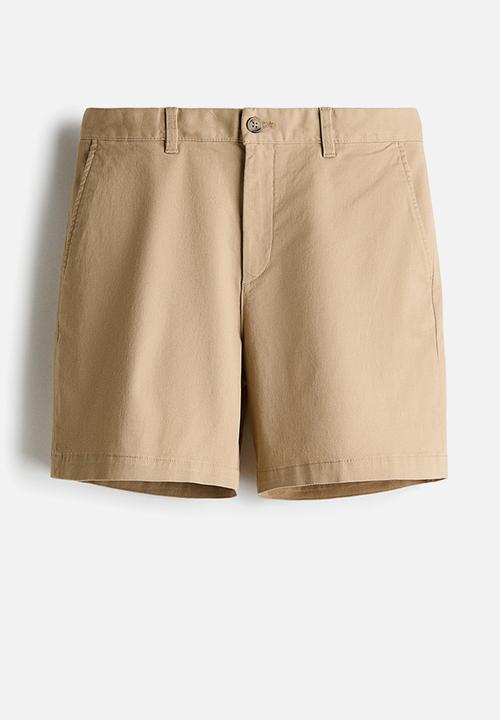 H&M - Regular fit cotton chino shorts - beige