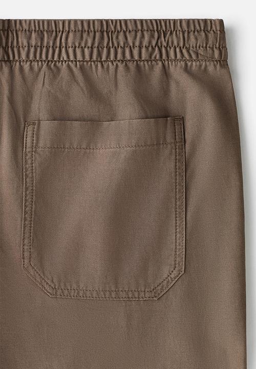 H&M - Relaxed fit trousers - taupe