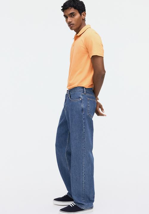 H&M - Slim fit polo shirt  - orange