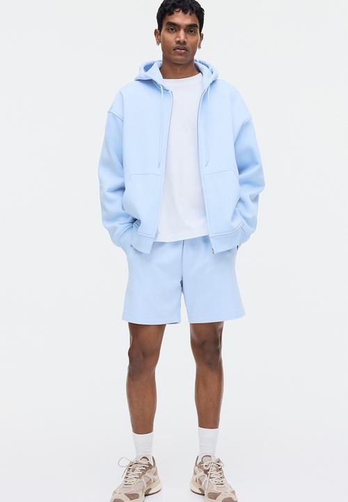 H&M - Regular fit sweatshorts - light blue