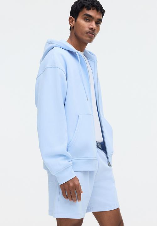 H&M - Regular fit sweatshorts - light blue