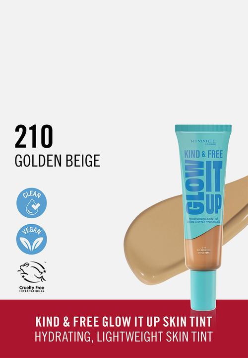 Rimmel - Kind & Free Moist Skin Tint - 210 Golden Beige