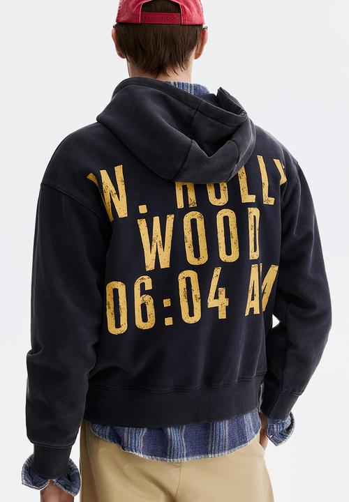 H&M - Loose fit zip-through hoodie - navy blue/phys. ed.