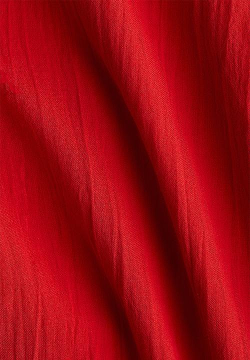 H&M - Long cotton shirt - red