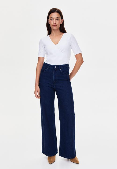 H&M - Mama 2-pack nursing tops - white/black