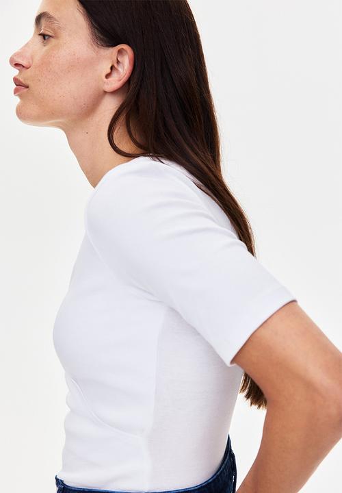 H&M - Mama 2-pack nursing tops - white/black